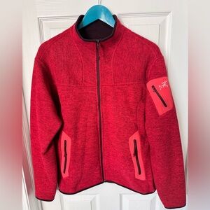 Women’s Vintage Arcteryx Covert Fleece Full Zip Size XL With Polartec VTG